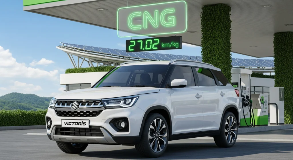 Maruti Victoris CNG Mileage 2025 ki Sabse Efficient SUV